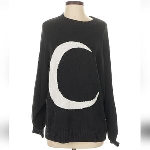 Killstar Oversized Cresent Moon Sweater